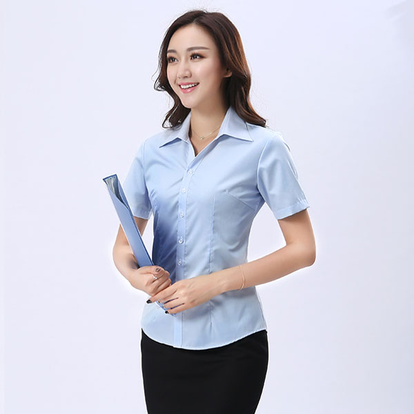 男女式短袖商務(wù)襯衣JL-CY807
