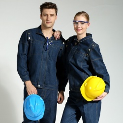 國家電網牛仔服，電焊工作服 JL-NZ001