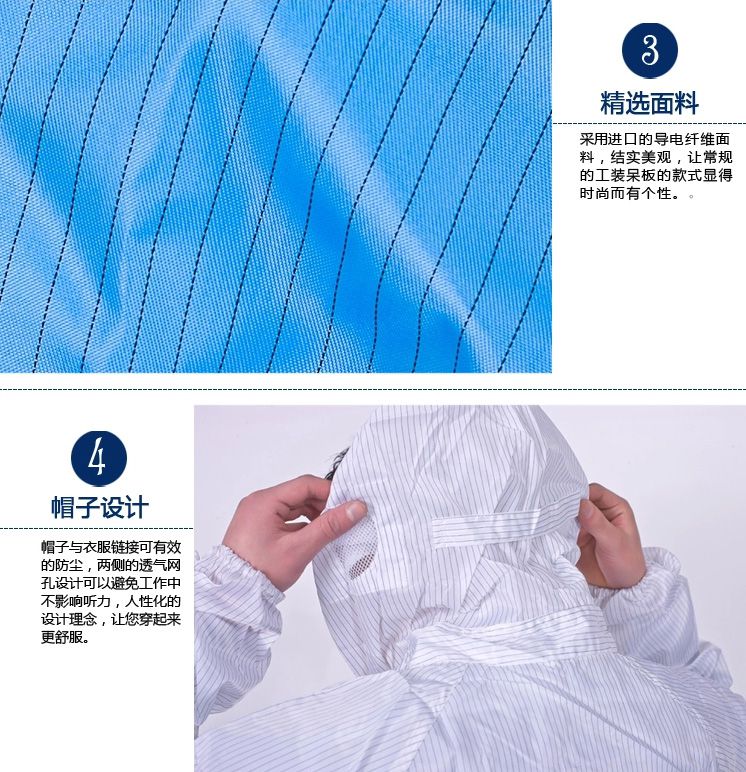  防靜電工作服-袖口設(shè)計(jì)