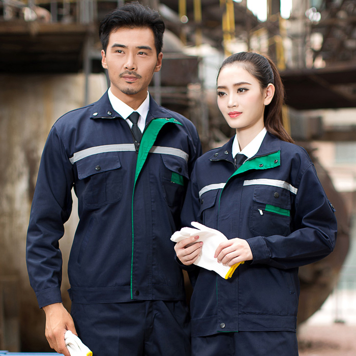 定做長(zhǎng)袖工作服款式